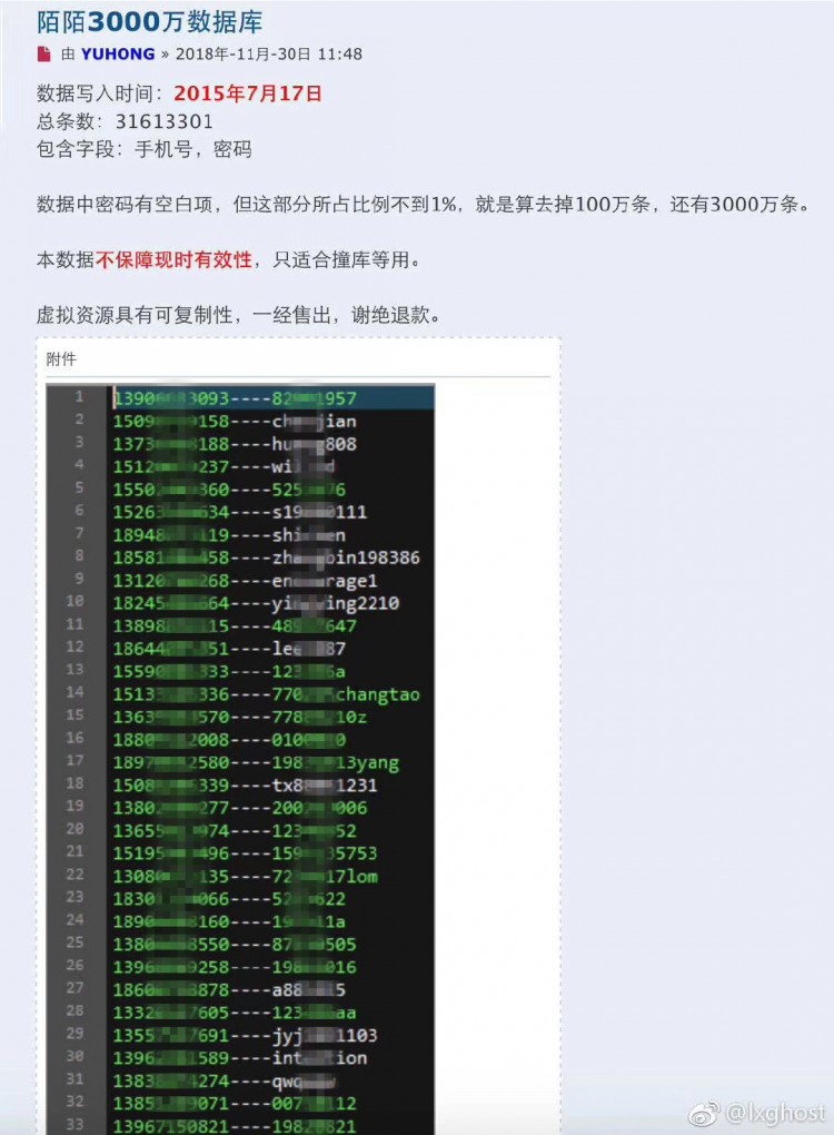 Momo帐号被曝光3000万用户帐号密码，里面有你吗？